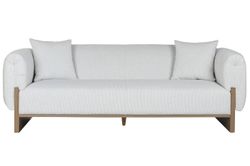 SOFA POLIESTER MDF GRIS