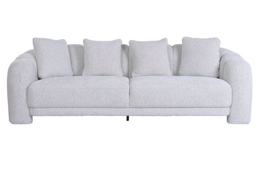 SOFA POLIESTER MDF CREMA
