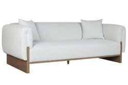 SOFA POLIESTER MDF GRIS