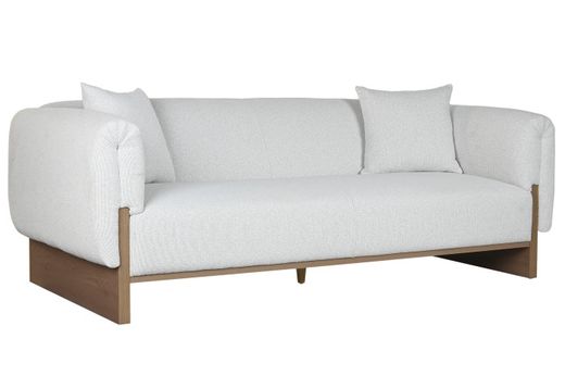 SOFA POLIESTER MDF GRIS
