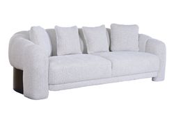 SOFA POLIESTER MDF CREMA