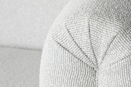 SOFA POLIESTER MDF GRIS