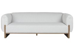 SOFA POLIESTER MDF GRIS
