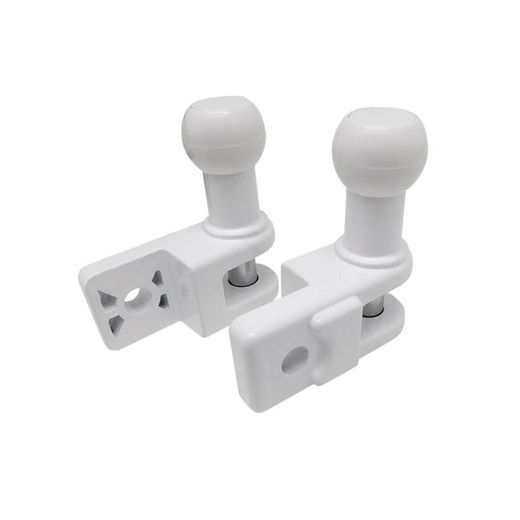 Soporte Barandilla Toldo Blanco 2 Unidades