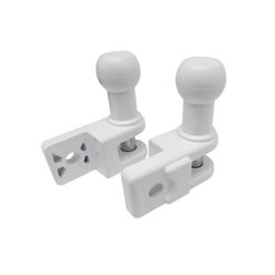 Soporte Barandilla Toldo Blanco 2 Unidades