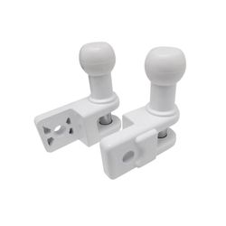 Soporte Barandilla Toldo Blanco 2 Unidades