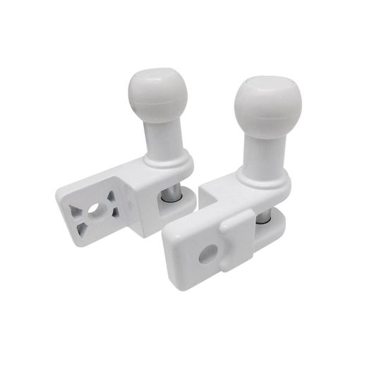 Soporte Barandilla Toldo Blanco 2 Unidades