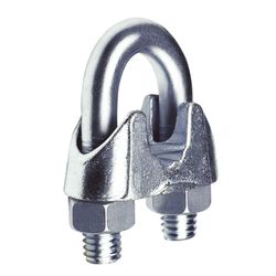 Sujetacables Galvanizado 1/8" 4 Unidade