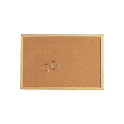 Tablero Corcho 90x60cm Con Marco De Madera