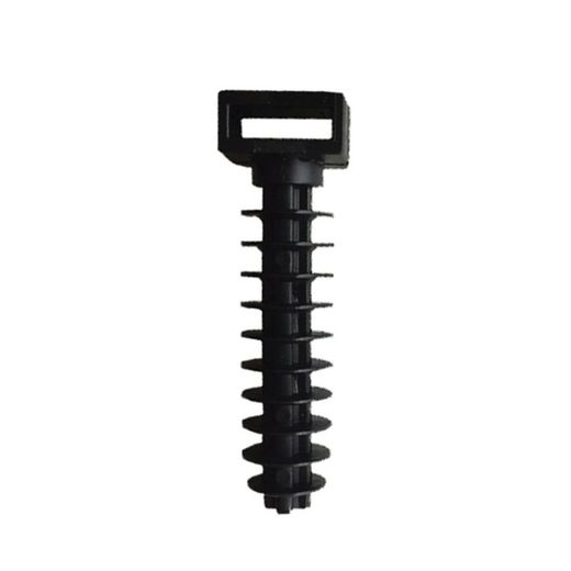Taco Brida Negro 8,1x38,1mm Ø6mm 100 Unidades