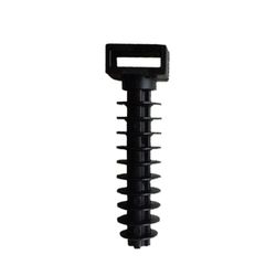 Taco Brida Negro 8,1x38,1mm Ø6mm 100 Unidades