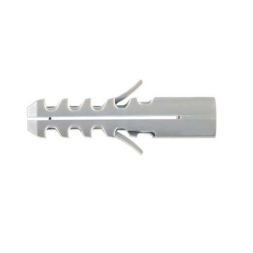 Taco Nylon Gris Caja 100 Unidades 6mm
