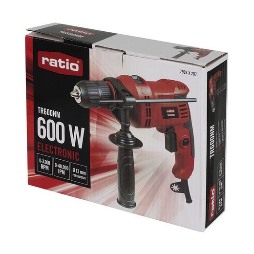 Taladro eléctrico RATIO TR600NM.