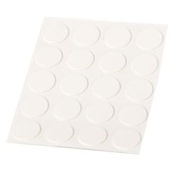 Tapa Tornillos Adh. 20 Ud. Blanco.