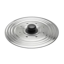 Tapadera Antivaho Acero Inox.22 Cm.