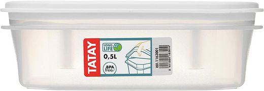 Taper Ovalado 0,5 L. Blanco