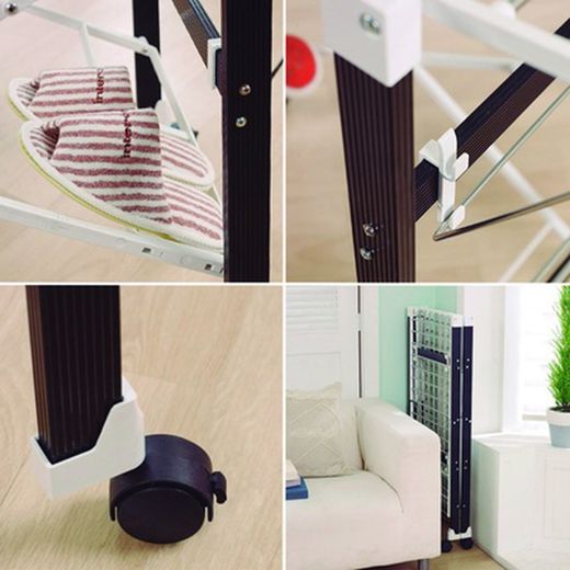 Tendedero Plegable Inox Con Ruedas Habitex