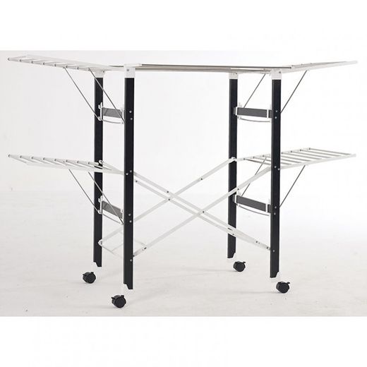 Tendedero Plegable Inox Con Ruedas Habitex