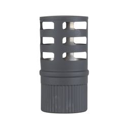 Terminal Recto Pellet Inox Pint Graf Ø80