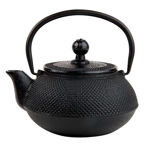 Tetera Hierro Fundido 0,60l Negra / Marrón