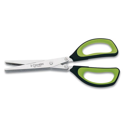 Tijera Cocina Hierbas 8,5"+Limpiador 3c