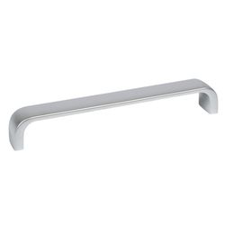 Tirador Zamak . Cromo Mate. 168 Mm.