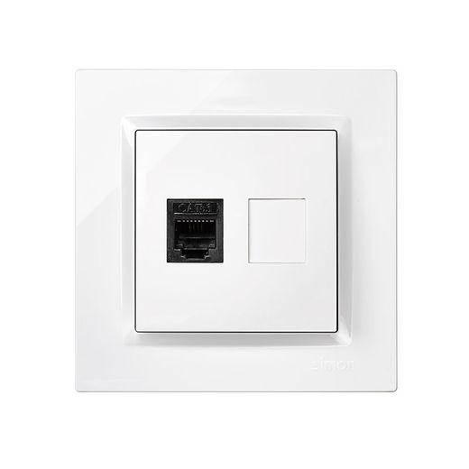 Toma Teléfono Blanco Simon 10