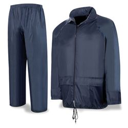 Traje De Agua Poliester/Pvc C/Azul T/Xl