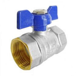 Valvula Esfera Pn-25 Mando Azul 1" H-H