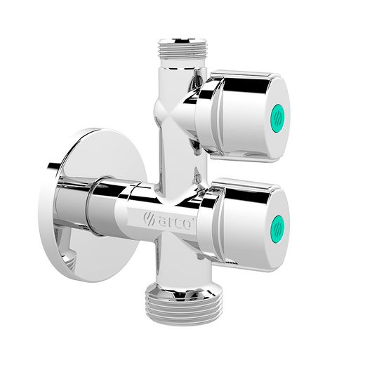 Valvula Lavadora S/Tc.1/2x3/8x3/4" Combi