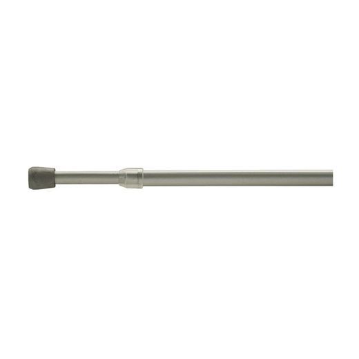 Varilla Extensible Visillo Presión 8mm 60x100cm Plateada