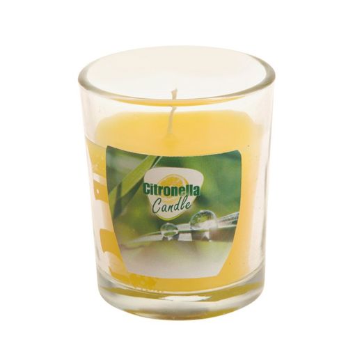 Vela Citronela. Vaso Vidrio