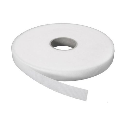 Velcro Macho Adhesivo 20 Mm. Bco.25 M.