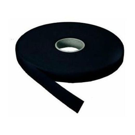 Velcro Macho Adhesivo 20 Mm.Negro 25 M.