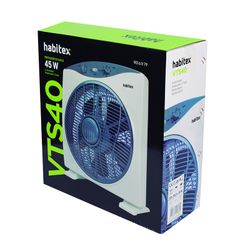 Ventilador Box Fan. Marca Habitex Modelo Vts40.